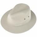 Miniatyrbild 2 av 4: Stetson Bucket Hat, resenärsmössa i ekologisk bomull för män - i soltyg med foder vår-sommar Ljusbeige XL