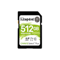 Miniatyrbild 1 av 2: KINGSTON Canvas Select Plus Flash-minneskort - 512 GB - Video Class V30 / UHS-I U3 / Class10 - SDXC UHS-I