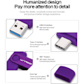 Miniatyrbild 3 av 4: USB-minne - GENERISK - Wansenda - 512 Go - USB 3.0 - Typ C - Lila