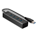 Miniatyrbild 2 av 3: LINDY Hub USB 3.0 4 portar Aluminium Grå