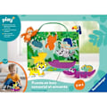 Miniatyrbild 5 av 6: Ravensburger play+, Sensoriskt och magnetiskt träpussel - I djungeln, 6-36 månader, Första ålder, baby Flerfärgad