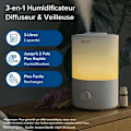 Miniatyrbild 2 av 5: Fuktskrift - LEVOIT - Dual 150 - 3 L - Tyst 28 dB - Diffuser för eteriska oljor