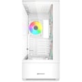 Miniatyrbild 2 av 2: PC-hölje ATX - SHARKOON - AK6 RGB - Härdat glas - 4 PWM LED-fläktar - Stöd för vatten-/luftkylning