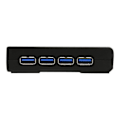 Miniatyrbild 1 av 3: 4 Port USB 3.0 Hub - USB Hub - Svart - 4 Port USB 3.0 Hub - SuperSpeed USB Hub - Svart - ST4300USB3EU