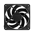 Miniatyrbild 1 av 6: PC-fläkt - FRACTAL DESIGN - Momentum 12 - FDB - PWM-kontroll - Skovlar med svepande design som minskar bullret - Svart