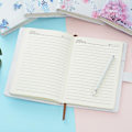 Miniatyrbild 3 av 4: Creative PU Leather Password Notepad, Secret Lined Password Diary Sketchbook Organizer, Fjärilsmönster, 150x215 mm