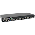 Miniatyrbild 2 av 2: KVM-switch - LEVELONE - KVM-3208 - 8 portar - USB, PS/2, VGA