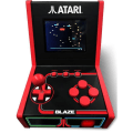 Miniatyrbild 3 av 4: Atari Console - Mini Arcade Terminal - 5 spel ingår Svart