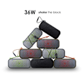 Miniatyrbild 2 av 3: Boompods Blockblaster Hi-Fi trådlös Bluetooth-högtalare med enorm 36W Power Svart - BBBLK