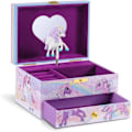 Miniatyrbild 1 av 4: Musikalisk Smyckesbox - CRAZE UNICORN - Unicornfigur - Flerfärgad - För Flicka - Med Spegel Flerfärgad