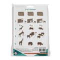 Miniatyrbild 4 av 4: Set med 6 3D-träpussel att dekorera - 22x14cm - I form av djur - Naturlig färg - Sodertex - L310020 TU