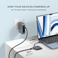 Miniatyrbild 4 av 4: USB-C Hub - Satechi - ST-H4CPDM - 4 portar - Power Delivery 75W - Rymdgrå