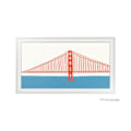 Miniatyrbild 3 av 6: Väggfäste för Samsung platt skärm The Frame 65'''' Vit 2021/2022/2023