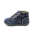 Miniatyrbild 4 av 4: Bottillons - KICKERS - Bonzip - Läder - Marin - Unisex Marin 27