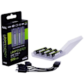 Miniatyrbild 2 av 3: Verico LoopEnergy USB-C Uppladdningsbart batteri LR6 (AA) Li-Ion 1700 mAh 1,5 V 4 st.