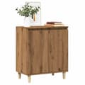 vidaXL Buffé ek hantverk 60x35x70 cm ingenjörsträ 856477