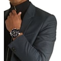 Miniatyrbild 2 av 4: CASIO - Klocka i äkta läder - EDIFICE - Svart Svart