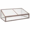 vidaXL Växthus Grå 110x56x39 cm Furu 362647