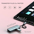 Miniatyrbild 4 av 6: USB-C hub 4-i-1 - Satechi - Aluminium - Ethernet 2.5 Gbps - Snabba överföringar - Flätad kabel