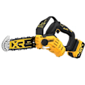 Miniatyrbild 1 av 6: DEWALT XR 18V Borstlös Klyvsåg - 1 batteri 5.0 Ah, laddare + tillbehör - DCMPS520P1-QW