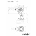 Miniatyrbild 3 av 3: Batteridriven borrskruvdragare - Metabo - BS 18 LTX BL I - Batteri 5 Ah - 18 V - Chuck 13 mm