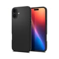 Spigen Liquid Air - Skal för iPhone 16 (mattsvart) Matte svart