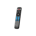 Miniatyrbild 1 av 4: One For All universell fjernkontroll 2-i-1 Senior Big Button URC6821 Svart