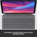 Miniatyrbild 3 av 4: Tangentbord för Logitech pekskärmsplatta - 920-011440 - Combo Touch för iPad (10:e generationen) - Pan Nordic Layout (QWERTY)