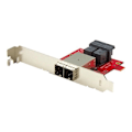 Miniatyrbild 2 av 4: StarTech.com 2x intern SFF-8643 till 2x extern SFF-8644 Mini SAS-adapter med 12 Gb-s fästen internt till externt...
