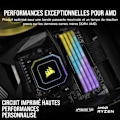Miniatyrbild 5 av 6: RAM-minne - CORSAIR - CMN32GX4M2Z3600C16 - VENGEANCE RGB RT - DDR4 - 32Go 2x16Go DIMM - 3600MHz - CL 16 - 1.35V