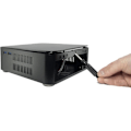 Miniatyrbild 3 av 4: Inter-Tech ITX A60 PC-fodral - ITX-Tower - Aluminium - Svart - 60 W - 2,5" - 2 interna fack