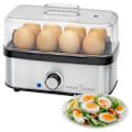 Miniatyrbild 3 av 4: Äggkokare - Proficook - PC-EK1275 - Rostfritt stål - 8 ägg - Transparent lock Rostfritt stål