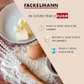 Miniatyrbild 2 av 4: Måttkopp 500 ml i transparent plast Fackelmann Basic Transparent