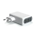 Miniatyrbild 1 av 4: Laddare - Celly - TC4USB5A - Inomhus - Universell - 4 USB 2.0-portar Vit