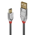 Miniatyrbild 1 av 2: Lindy 36632, 2 m, USB A, Mini-USB B, 2.0, 480 Mbit-s, Grå