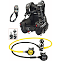 Miniatyrbild 1 av 4: Cressi Fin - IY721804 - Start Pro Scuba Set-Int Diving Mixed Svart/Silver/Gelb 45