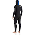 Miniatyrbild 2 av 4: Cressi Diver Man Monpiece våtdräkt 5 mm allt-i-ett våtdräkt i ett stycke för män, svart/blå, L/4 (5 mm) - LU486504