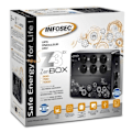 Miniatyrbild 3 av 3: UPS 700 VA - INFOSEC - Z3 ZenBox EX 700 - Högfrekvens - 8 FR/SCHUKO uttag - 66075