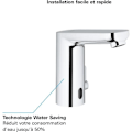 Miniatyrbild 3 av 6: GROHE Get E infraröd tvättställsblandare - justerbar temperaturbegränsare - kontaktlös aktivering Grå
