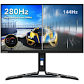 Miniatyrbild 2 av 6: Lenovo R25f-30 24.5'' FHD-skärm, VA, 380 nits, 0.5ms, 240Hz, lutning, svängning, pivot, höjdjusterbar stativ, 2x HDMI 2.1, 1x DP 1.4, B