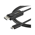 Miniatyrbild 1 av 4: StarTech.com USB C till DisplayPort 1.2 4K 60Hz-kabel, 1m - Dubbelriktad DP till USB-C eller USB-C till DP-videoadapterkabel Rev