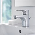 Miniatyrbild 3 av 4: Ideal standard Blandare för handfat KHEOPS metallavlopp c3 förkromad ref B0711AA