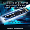 Miniatyrbild 3 av 4: INTEGRAL - Intern Solid State Drive - M2 SERIES M.2 2280 PCIE NVMe- 250Go - M.2 NVMe PCIe Gen3x4 (INSSD250GM280NM2)