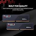 Miniatyrbild 3 av 3: G.Skill RipJaws S5 Low Profile 64GB (2 x 32GB) DDR5 6000MHz CL36 - Svart - Dual Channel Kit 2 DDR5 RAM PC5-48000 - F5