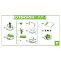 Miniatyrbild 4 av 4: Ravensburger Gravitrax Extension Push magnetiskt byggset Flerfärgad