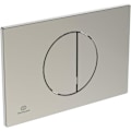 Miniatyrbild 1 av 3: Utlösningsplatta WC R0503GN Oleas Ideal Standard Silver Storm