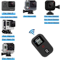 Miniatyrbild 2 av 4: Svart Wifi-fjärrkontroll för Gopro Hero 876543Session