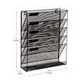 Miniatyrbild 3 av 4: Porte copie - porte block Mind reader - MAGSTACK-BLK - Storage One Vertikalt filorganiserare, 5 nivåer, svart