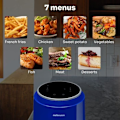 Miniatyrbild 3 av 4: Mellerware - Crunchy! 1230W | 7 program | Non-stick Air Fryer | Design Compact 1,5L | Blå Blå