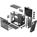 Miniatyrbild 6 av 6: PC-fodral - FRACTAL DESIGN - Torrent Grey TG Light Tint - SSI-CEB - Optimerat luftflöde med 5 fläktar ingår - (FD-C-TOR1A-02)